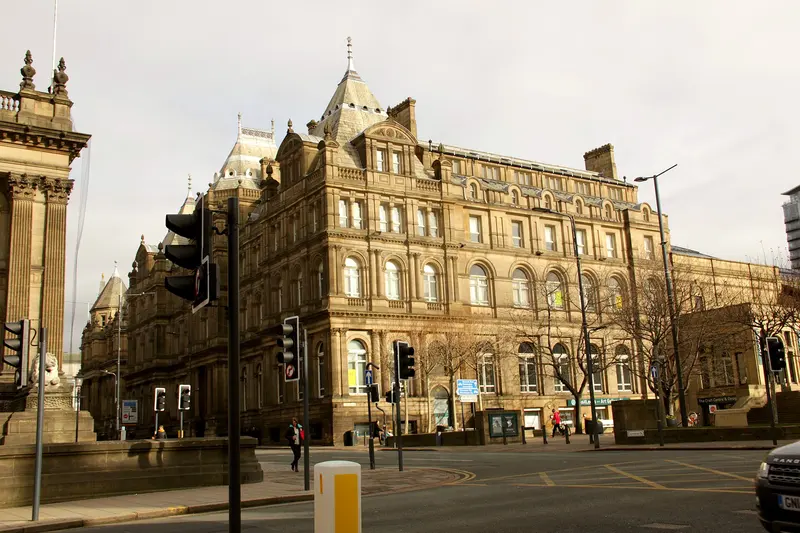 The Victorian Municipal Buildings, home of Leeds Central Library